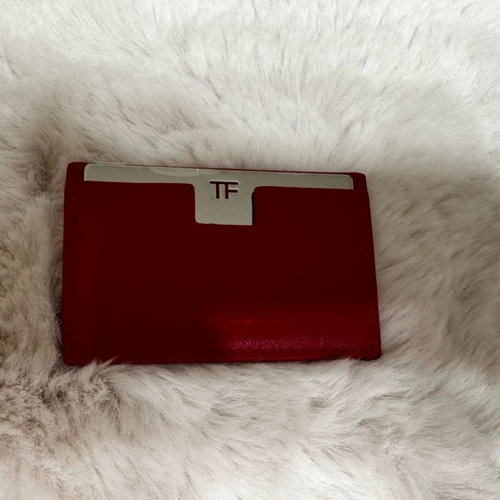 Tom Ford Vibrant Red Leather Accessory - Picture 2 of 6